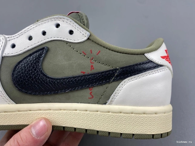 Cheap MAX DM7866-200 X JORDAN 1 OLIVE LOW TRAVIS AIR OG SCOTT MEDIUM 0719